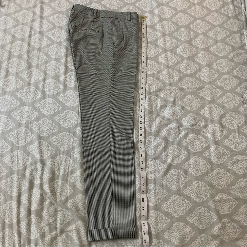 🤩 ZARA Basics Plaid Pattern Pants/Trousers - Picture 10 of 11